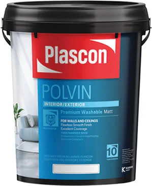 Plascon Polvin Sup Acrylic White 20L